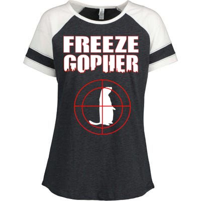 Freeze Gopher Target Enza Ladies Jersey Colorblock Tee