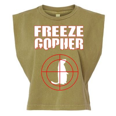 Freeze Gopher Target Garment-Dyed Women's Muscle Tee