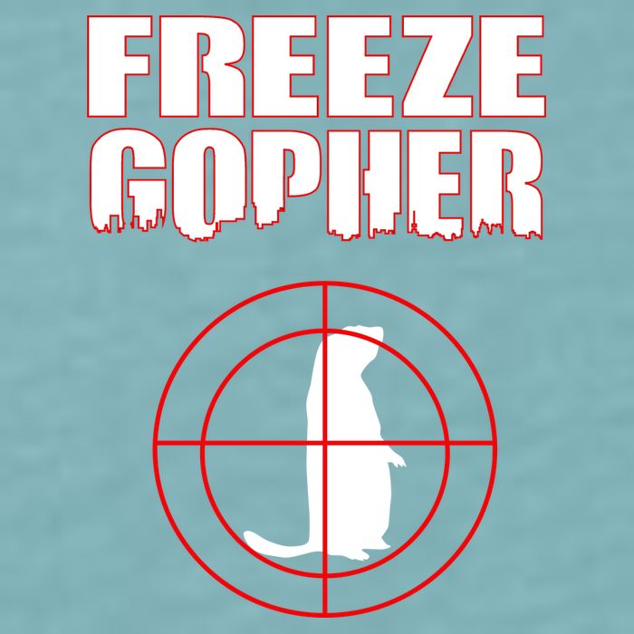 Freeze Gopher Target Sueded Cloud Jersey T-Shirt