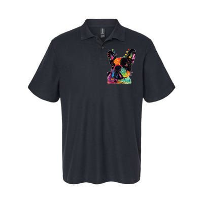 French Bulldog Dog Dean Russo Softstyle Adult Sport Polo