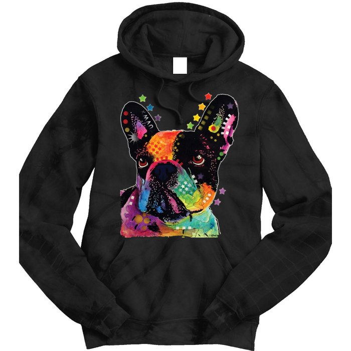 French Bulldog Dog Dean Russo Tie Dye Hoodie