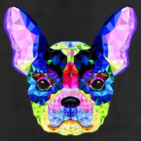 French Bulldog Geometric Cool Comfort Performance Bucket Hat