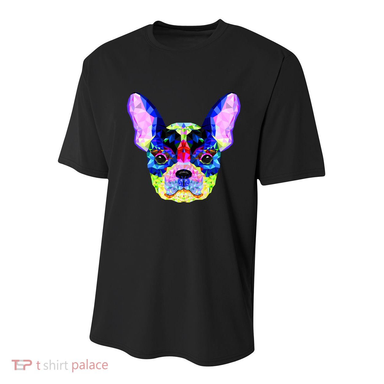 French Bulldog Geometric Youth Performance Sprint T-Shirt