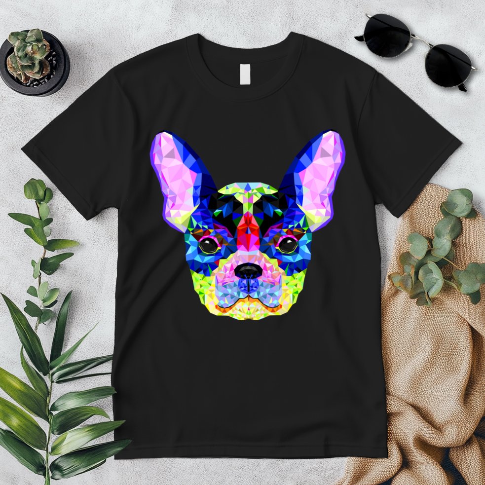 French Bulldog Geometric Premium T-Shirt