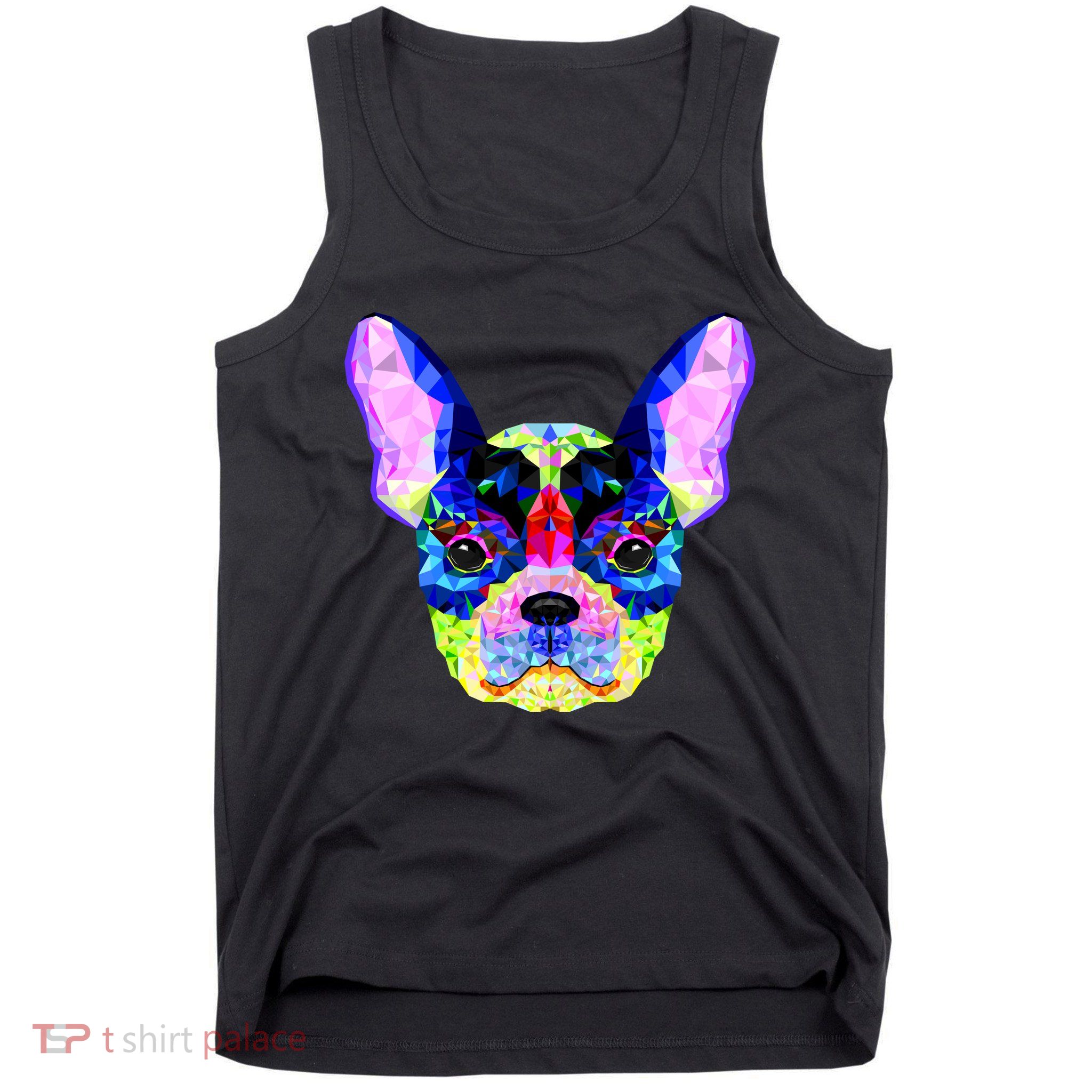 French Bulldog Geometric Tank Top