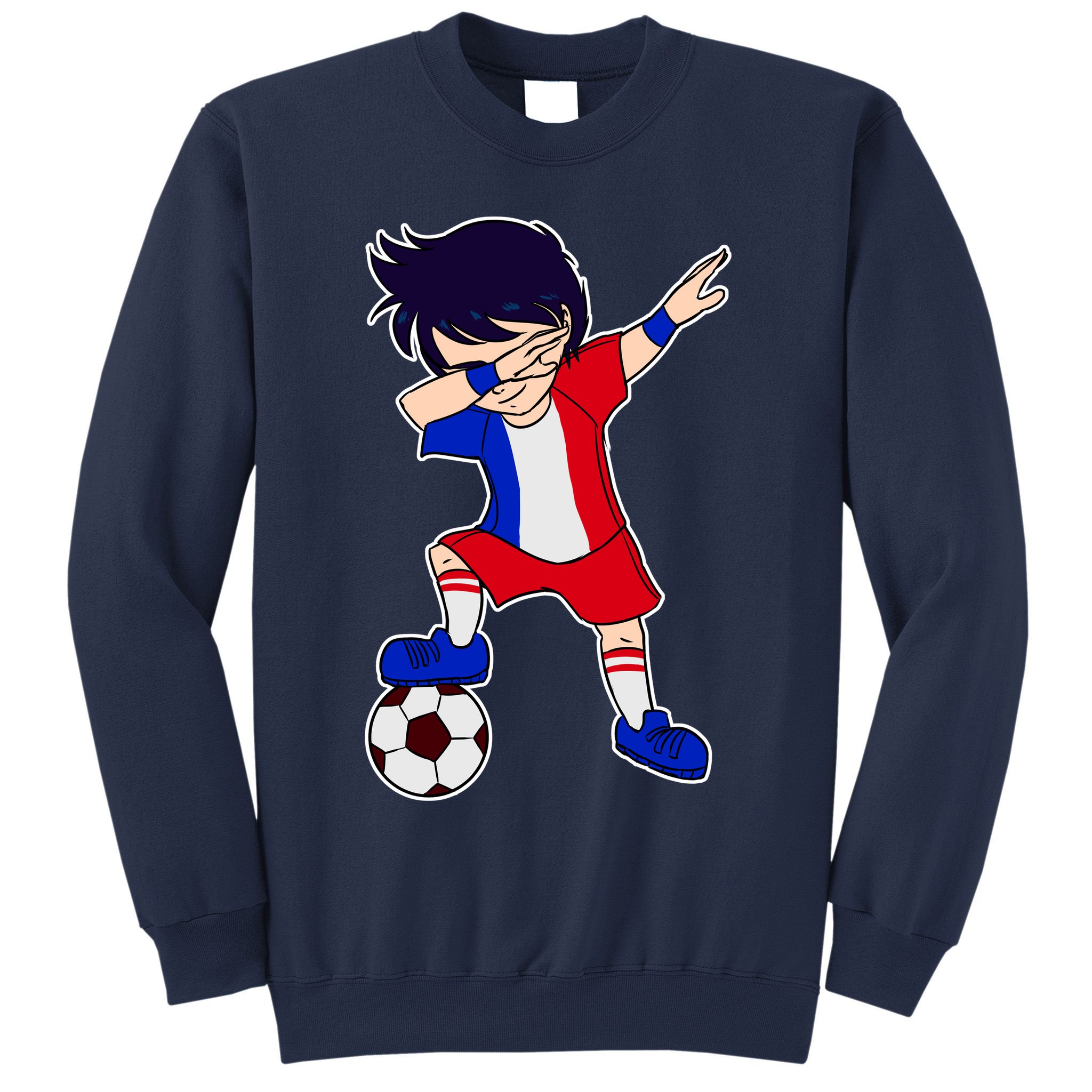 French Dabbing Soccer Boy France Sweatshirt