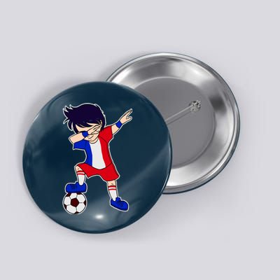 French Dabbing Soccer Boy France Button