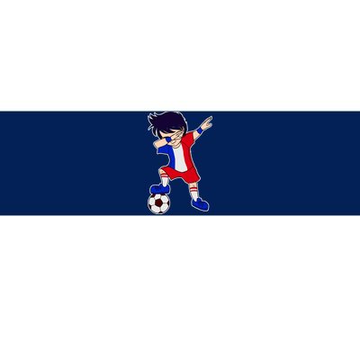 French Dabbing Soccer Boy France Bumper Sticker