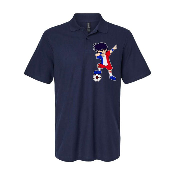 French Dabbing Soccer Boy France Softstyle Adult Sport Polo