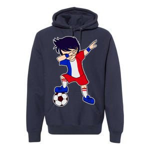 French Dabbing Soccer Boy France Premium Hoodie