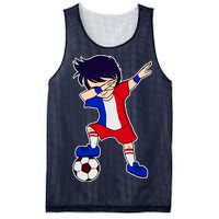 French Dabbing Soccer Boy France Mesh Reversible Basketball Jersey Tank