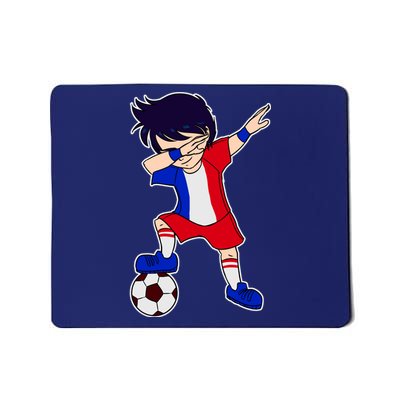 French Dabbing Soccer Boy France Mousepad