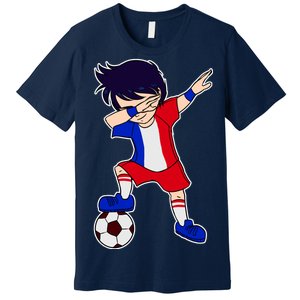 French Dabbing Soccer Boy France Premium T-Shirt