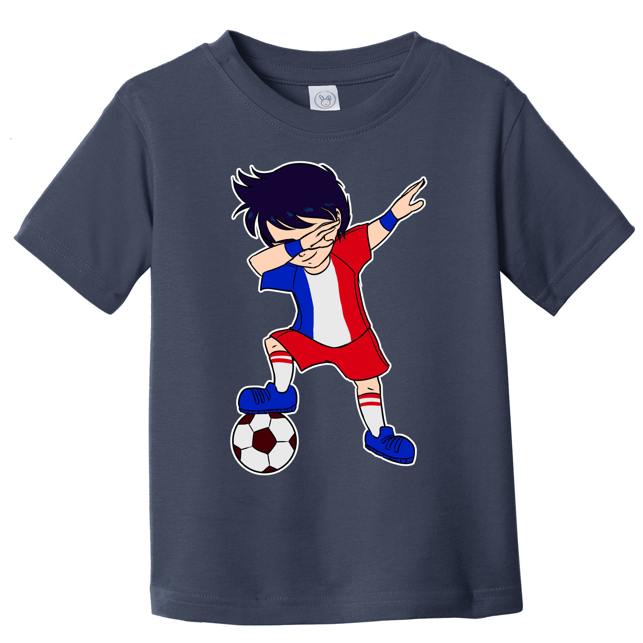 French Dabbing Soccer Boy France Toddler T-Shirt