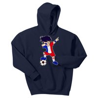 French Dabbing Soccer Boy France Kids Hoodie