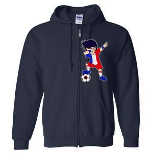 French Dabbing Soccer Boy France Full Zip Hoodie