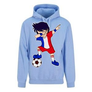 French Dabbing Soccer Boy France Unisex Surf Hoodie