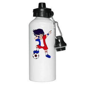 French Dabbing Soccer Boy France Aluminum Water Bottle