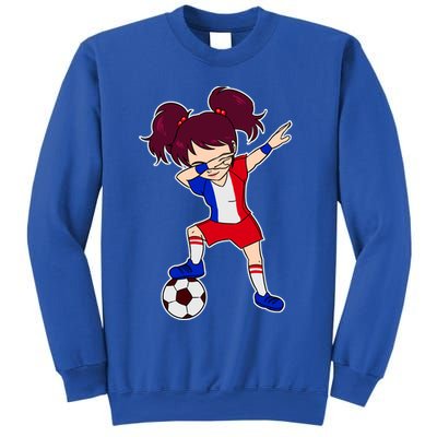 French Dabbing Soccer Girl France Sweatshirt