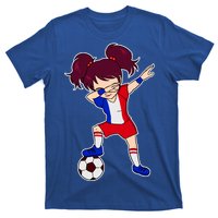 French Dabbing Soccer Girl France T-Shirt