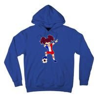 French Dabbing Soccer Girl France Tall Hoodie