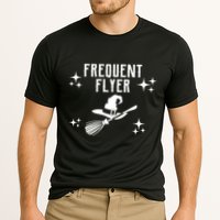 Frequent Flyer Funny Witch Halloween Cooling Performance Crew T-Shirt