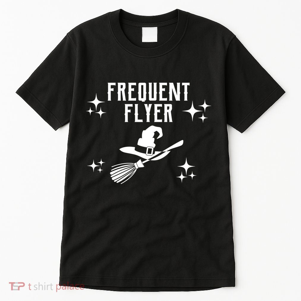 Frequent Flyer Funny Witch Halloween Tall T-Shirt