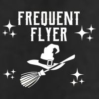 Frequent Flyer Funny Witch Halloween Adult Drive Performance Visor