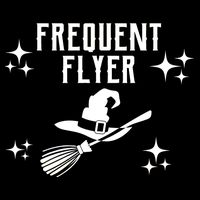 Frequent Flyer Funny Witch Halloween 16 in Basic Backpack