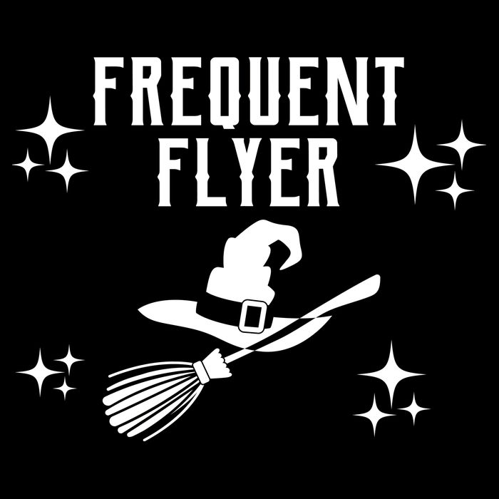 Frequent Flyer Funny Witch Halloween 16 in Basic Backpack