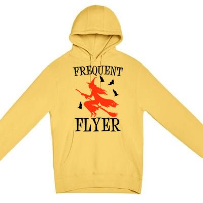 Frequent Flyer Witch Premium Pullover Hoodie