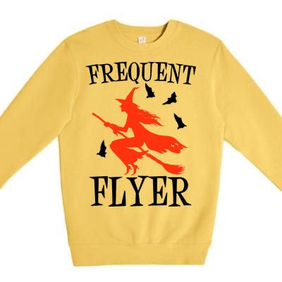 Frequent Flyer Witch Premium Crewneck Sweatshirt