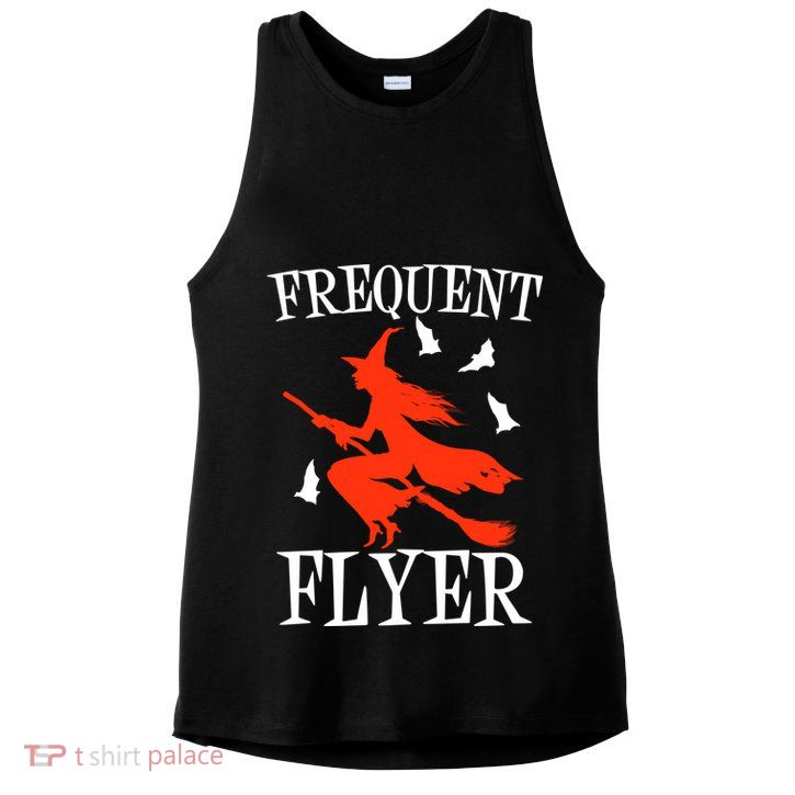 Frequent Flyer Witch Ladies PosiCharge Tri-Blend Wicking Tank