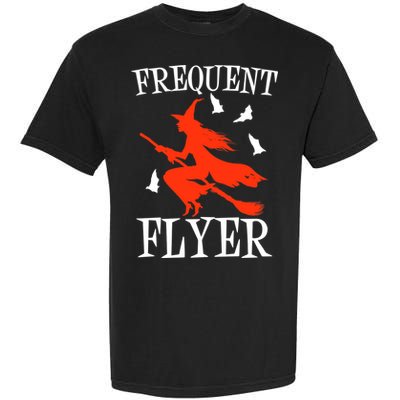 Frequent Flyer Witch Garment-Dyed Heavyweight T-Shirt