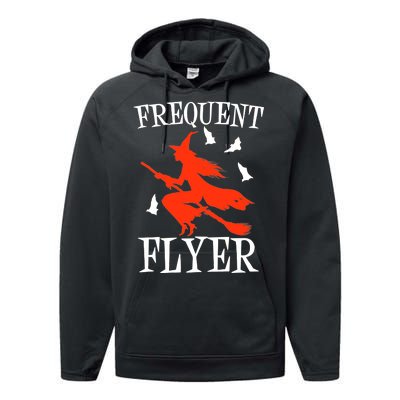 Frequent Flyer Witch Performance Fleece Hoodie