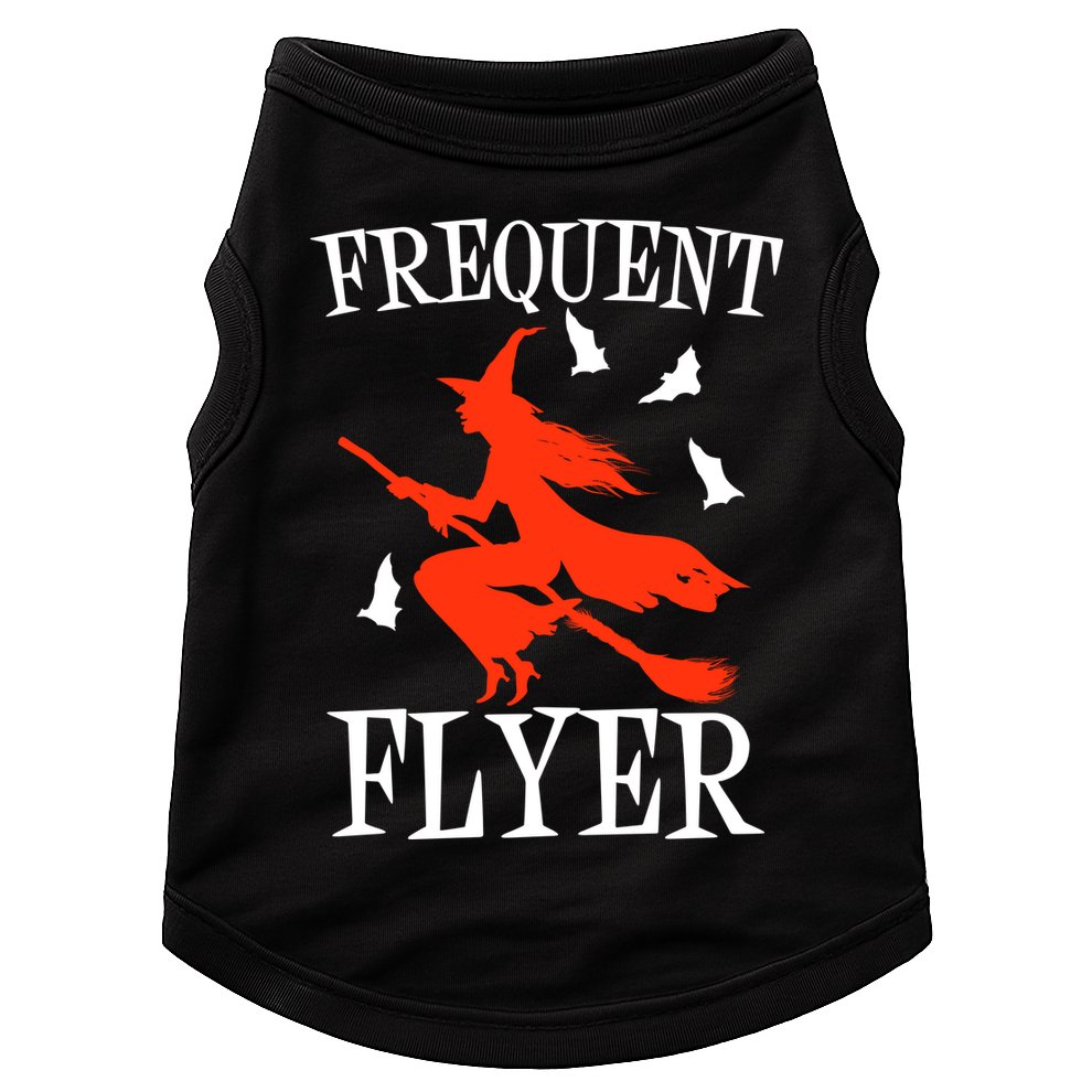 Frequent Flyer Witch Doggie Tank