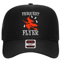 Frequent Flyer Witch High Crown Mesh Back Trucker Hat