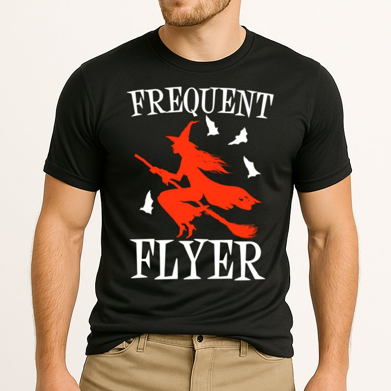 Frequent Flyer Witch Cooling Performance Crew T-Shirt