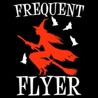Frequent Flyer Witch Cooling Performance Crew T-Shirt