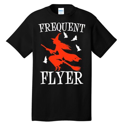 Frequent Flyer Witch Tall T-Shirt