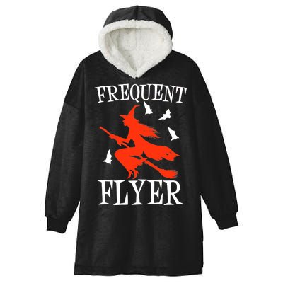 Frequent Flyer Witch Hooded Wearable Blanket