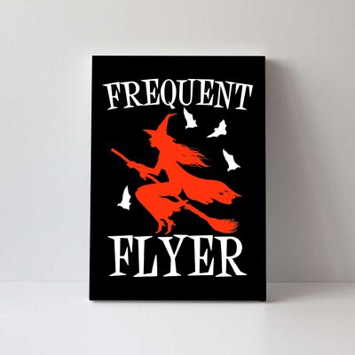 Frequent Flyer Witch Canvas