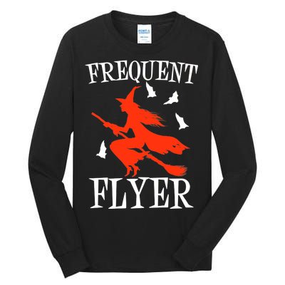 Frequent Flyer Witch Tall Long Sleeve T-Shirt