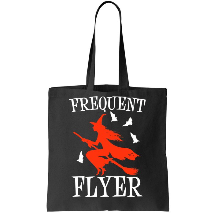 Frequent Flyer Witch Tote Bag