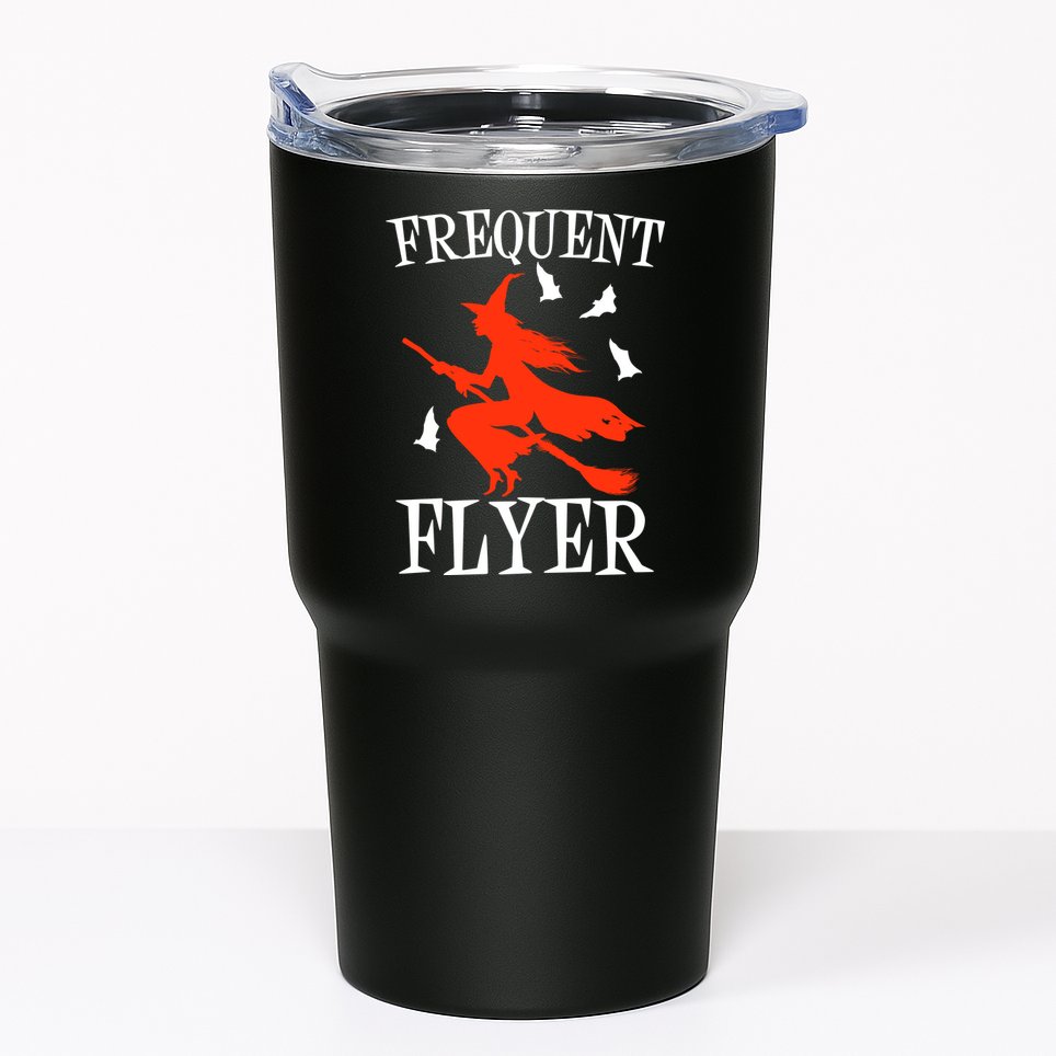 Frequent Flyer Witch Tumbler