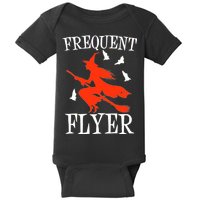 Frequent Flyer Witch Baby Bodysuit