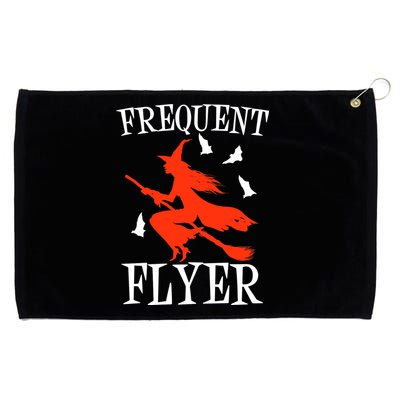 Frequent Flyer Witch Grommeted Golf Towel