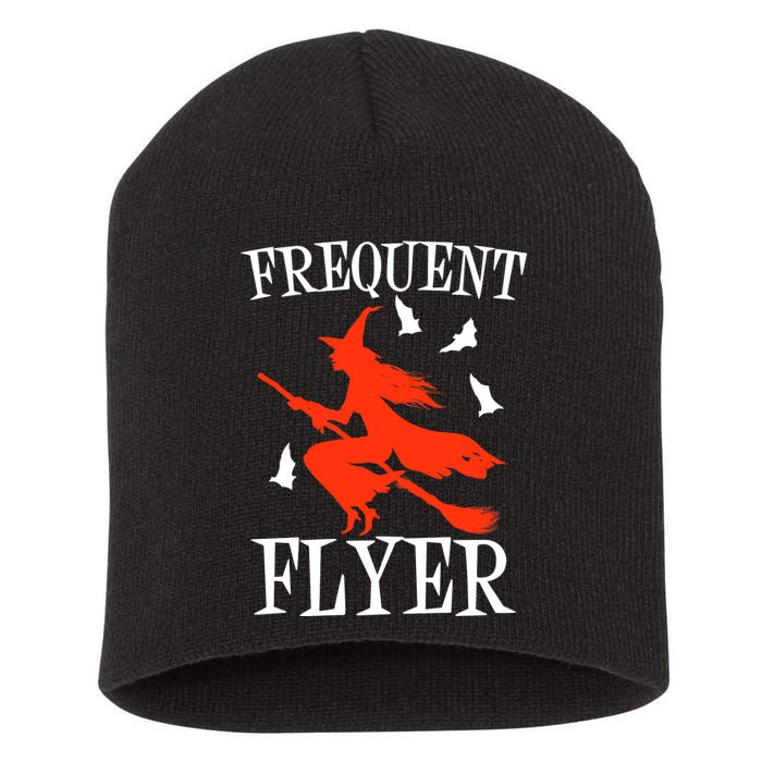 Frequent Flyer Witch Short Acrylic Beanie