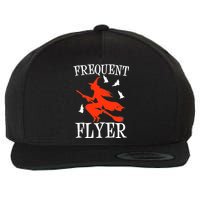 Frequent Flyer Witch Wool Snapback Cap