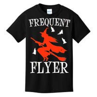 Frequent Flyer Witch Kids T-Shirt